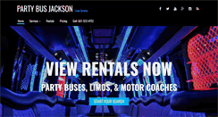 Desktop Screenshot of partybusjackson.com